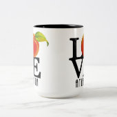 LIEBE Atlanta Georgia 15oz Zweifarbige Tasse (Mittel)
