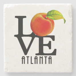 LIEBE Atlanta Georgia Steinuntersetzer