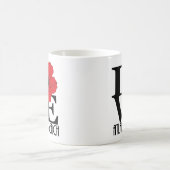 LIEBE Atlantic Beach Red Hibiskus 11oz Kaffeetasse (Mittel)