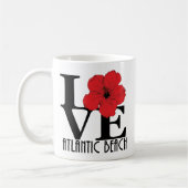 LIEBE Atlantic Beach Red Hibiskus 11oz Kaffeetasse (Links)