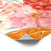 Liebe auf dem Begrüßungszeichen des ersten Spritz- Poster (Ecke)