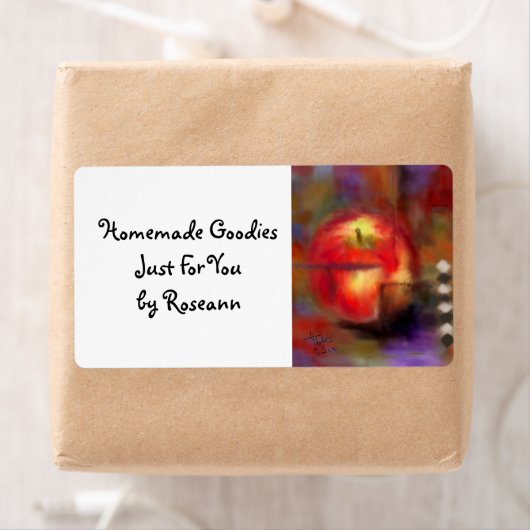 Liebe auf dem ersten Bite Large Kitchen Label (Insitu)