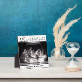 Liebe auf dem ersten Blick Baby Sonogramm 1. Vater Fotoplatte (InSitu)