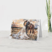 Liebe auf dem Lande - Segen für Einheit Karte (Vorderseite)