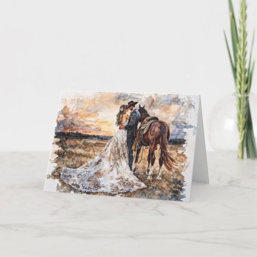 Liebe auf dem Lande - Segen für Einheit Karte (Vorderseite)