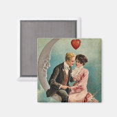 Liebe auf dem Mond Magnet (Vorderseite/Rückseite)