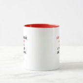"Liebe auf den dritten Blick" Funny Dating Tasse (Zentrum)