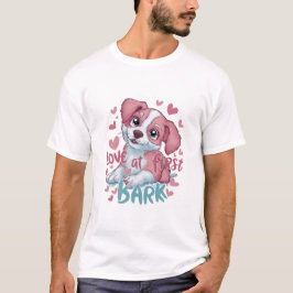 Liebe auf den ersten Bellen: Hundewelpenliebe T-Shirt