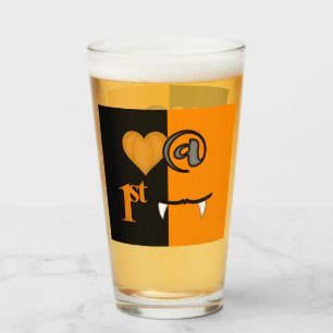 Liebe auf den ersten Biss Halloween Glas