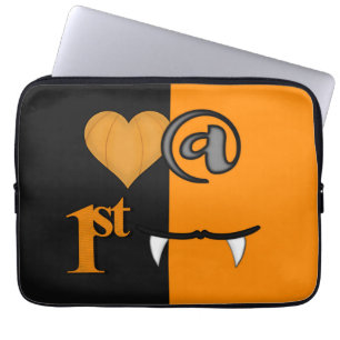 Liebe auf den ersten Biss Halloween Laptopschutzhülle