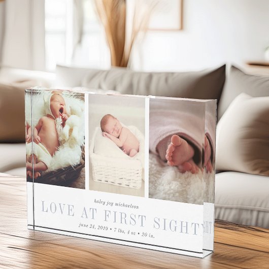 Liebe auf den ersten Blick | Baby Fotoblock