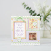 Liebe auf den ersten Blick, Geburtsankündigung des Ankündigung (Stehend Vorderseite)