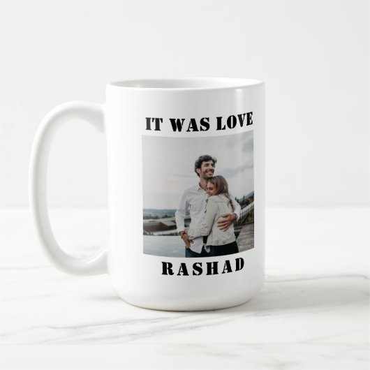 Liebe auf den ersten Blick Kaffee Tasse (Links)