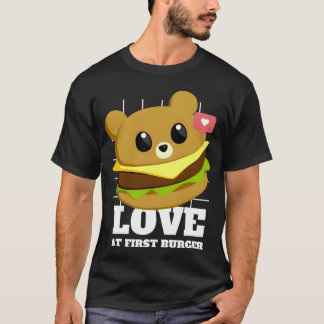 Liebe auf den ersten Burger Freunde T-Shirt
