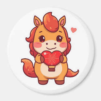 Liebe auf den ersten Galopp Feuerpferd Valentinsta Magnet