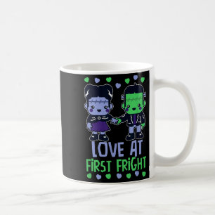 Liebe auf den ersten Schrecken Kawaii Frankenstein Kaffeetasse