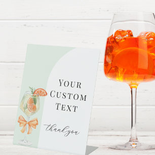 Liebe auf den ersten Spritz - Benutzerdefinierter Sockelschild