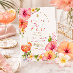 Liebe auf den ersten Spritz Brautparty-Einladung Einladung