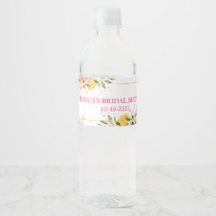 Liebe auf den ersten Spritz Brautparty Wasser Wasserflaschenetikett
