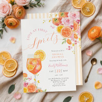 Liebe auf den ersten Spritz Florale Hochzeitsdusch