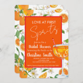 Liebe auf den ersten Spritz Hochzeits-Einladung Einladung (Vorne/Hinten)