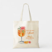 Liebe auf den ersten Spritz Junggesellinnen-Abschi Tragetasche (Rückseite)