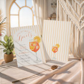 Liebe auf den ersten Spritz Junggesellinnenabschie Einladung