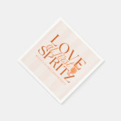Liebe auf den ersten Spritz Junggesellinnenabschie Serviette (Ecke)