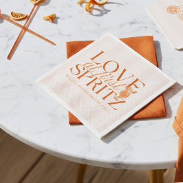 Liebe auf den ersten Spritz Junggesellinnenabschie Serviette