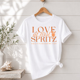Liebe auf den ersten Spritz Junggesellinnenabschie T-Shirt