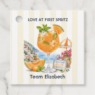 Liebe auf den ersten Spritz Positano Melon Spritz  Geschenkanhänger