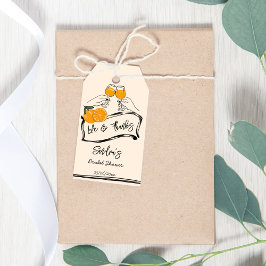 Liebe auf den ersten spritz Retro-Brautparty-Gefal Geschenkanhänger