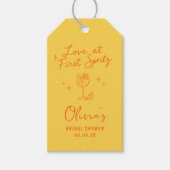 Liebe auf den ersten Spritzer Geschenkanhänger (Vorderseite)