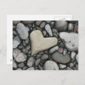 Liebe auf den Felsen Postkarte (Vorne/Hinten)