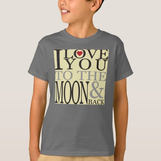 Liebe auf den Mond T-Shirt (Vorderseite)