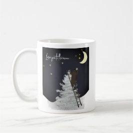 Liebe auf den Mond und wieder zurück Kaffeetasse