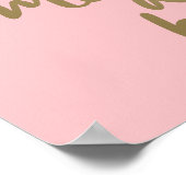 LIEBE AUF DEN MUND 11x14'' | TYPOGRAFISCHER POSTER (Ecke)