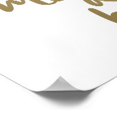 LIEBE AUF DEN MUND 11x14'' | TYPOGRAFISCHER POSTER (Ecke)