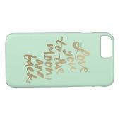 LIEBE AUF DEN MUND UND ZURÜCK | iPhone Hülle (Rückseite (Horizontal))