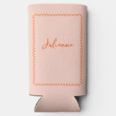 Liebe auf der ersten Spritz Hand gezogen Brautpart Selters Dosenkühler (Rückseite)