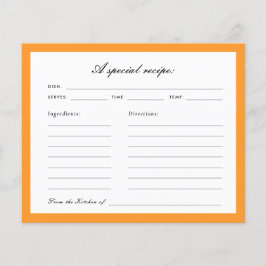 Liebe auf der First Spritz Brautparty Recipe Card