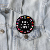 Liebe auf der ganzen Welt Sprachen Button (Beispiel)