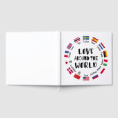 Liebe auf der ganzen Welt Sprachen Gästebuch (Voll)