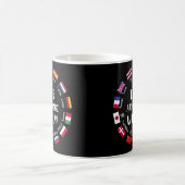 Liebe auf der ganzen Welt Sprachen  Kaffeetasse (Mittel)