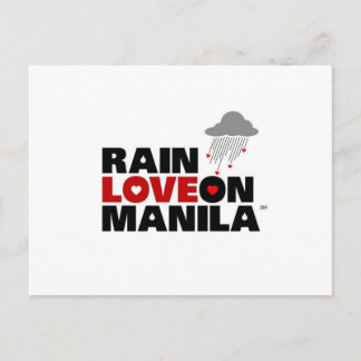 Liebe auf der Manila Postkarte