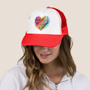 Liebe auf der Straße: Glücklicher Valentinstag Truckerkappe