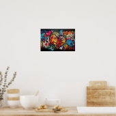 Liebe auf der Straße Poster (Küche)
