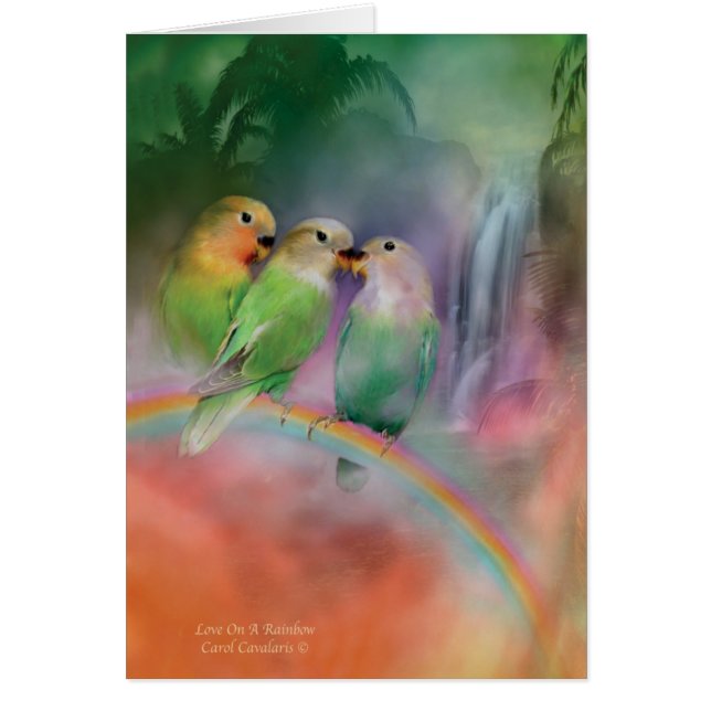 Liebe auf einem Regenbogen ArtCard (Vorne)