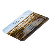 Liebe auf einer Brücke in Paris Magnet (Linke Seite)