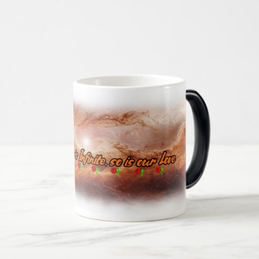 Liebe auf einer Keramik Verwandlungstasse (VorderseiteRechts)